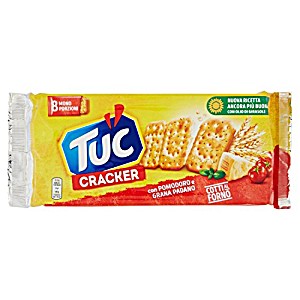 image of Tuc Cracker Con Pomodoro E Grana Padano Cotto Al Forno - 250 G