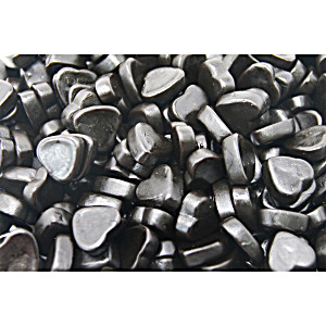 image of Debron Zoute Hartjes Zuckerfrei 1kg Leckere Lakritz Herzen.