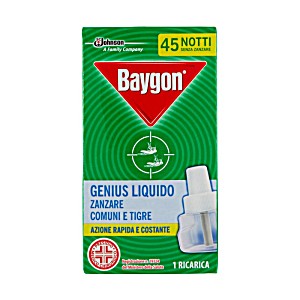 image of Baygon Genius Liquido Zanzare Comuni E Tigre 1 Ricarica 27 ML