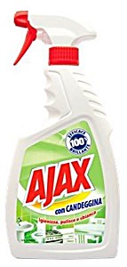 image of Ajax Detersivo Spray Con Candeggina Igienizzante 750 ML