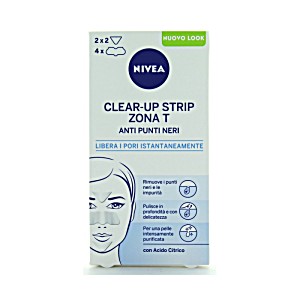 image of Nivea Clear-up Strip Zona T Anti Punti Neri 6 PZ