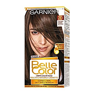 image of Garnier Belle Color Colore Luminoso, Tinta Per Capelli Bianchi 20 Castano Chiaro Naturale