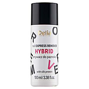 image of Delia Zmywacz Do Paznokci Hybrydowych Acetonowy 100ML