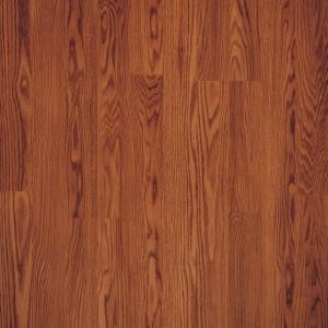 image of Pergo Presto Gunstock Oak 8mm Thickness x 7-5 / 8 In. Wide x 47-5 / 8 In. Length Laminate Flooring (20.17 sq. ft. / Case) LF000494