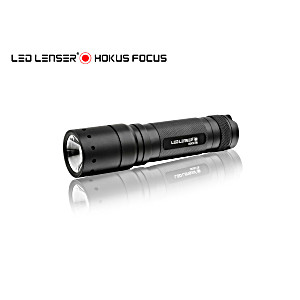 image of Led Lenser Police Tech Led Focus Torch Black Gift Box