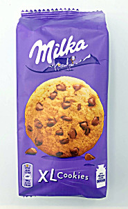 image of Milka XL Cookies Choco Ciastka Z Kawałkami Czekolady Mlecznej