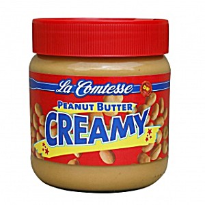 image of La Comtesse Peanut Butter Creamy Cremige Erdnussbutter (350G Glas)