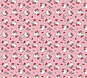image of Hello Kitty Pink Window Curtains Pair 180X160CM