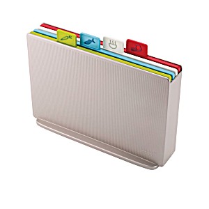 image of Joseph Joseph Index - 4-teiliges Schneidebrett-set, Regulr - Silber