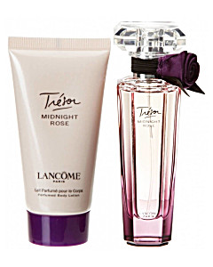 tempo Romantik fyrretræ 3605532750552 UPC Lancome Tresor Midnight Rose - Geschenksets Eau De Parfum  30 ML + Body Lotion