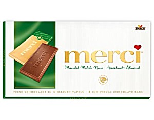 image of Merci Tafelschokolade Mandel-milch-nuss
