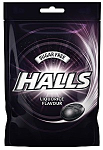 image of Halls Halspastiller Lakrids Sukkerfri