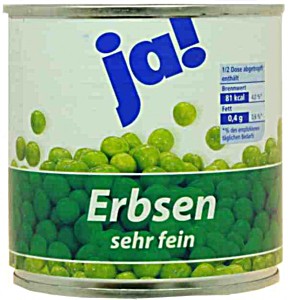 image of Erbsen, Sehr Fein
