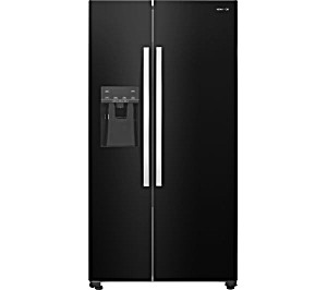 image of Kenwood Ksbsdib17 American-style Fridge Freezer - Black