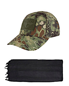 image of Cap Kryptek Mandrake + Black Shemagh