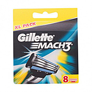 image of Gillette Mach 3 Razor Blades Refill 8 Pack