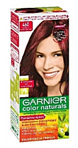 image of Garnier Color Naturals Farba Do Włosów / 460 / Płomienna Głęboka Czerwień