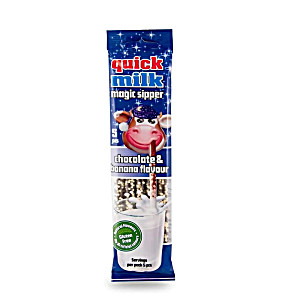 Соломка quick Milk вкус банана шоколада для молока 5x 6г мяг/уп (5996071655384)