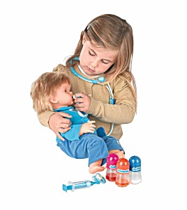 image of Giochi Preziosi 70056391 - Cicciobello Love 'N' Care Mit Zubehr, 50 cm