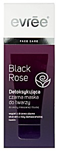 image of Evree Black Rose Detoksykująca Czarna Maska Do Twarzy Dla Skry Mieszanej I Tłustej 75ML