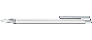 image of Staedtler Kugelschreiber Elance Rainbow Line, Druckmechanik, M, Blau, Schaftfarbe: Wei