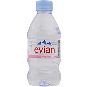Evian Natural Spring Water - 330ml (061314000056)