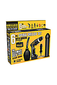 image of Drilldo - 6 Piece Spiral Dildo Set