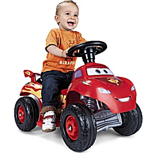 image of Feber Quad Na Akumulator 6V Cars Zygzak Mcqueen + Bramka Ogrodowa Gratis!
