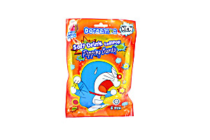 image of Big Foot Doraemon Soft Drink Lollipop (popping Candy) 60G A()