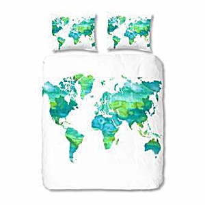 image of Good Morning Around the World Dekbedovertrek 240 X 220 CM