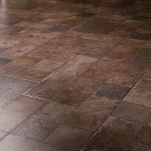image of Dupont Tuscan Stone Terra 10mm Thick x 15.52 In. Width x 46.46 In. Length Laminate Flooring (20.02 Sq. Ft. / Case) FG8240