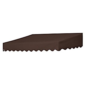 image of 6' Traditional Door Canopy In a Box Replacement Cover Only -cocoa / Each