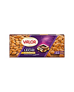 image of Chocolate Valor Puro Con Almendras Y Leche