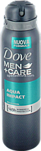 image of Dove Deodorante Spray Men+care Aqua Impact 150ML