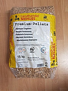 image of Premium Pellets, Heizpellets 15KG Säcke