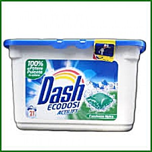 image of Dash Ecodosi Freschezza Alpina 21 Lavaggi