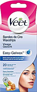 image of Veet Bandes De Cire Visage 20 PCS