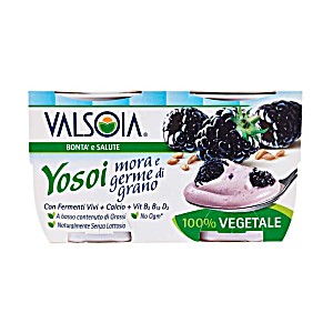 image of Valsoia Bont E Salute Yosoi Mora E Germe Di Grano 2 X 125 G