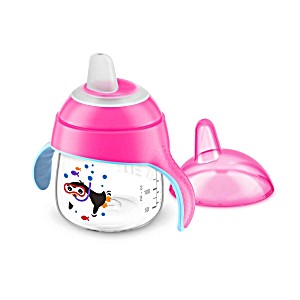 image of Philips Avent SCF751 / 07 Becher Mit Trinkschnabel Schnabelbecher 200ML Pink