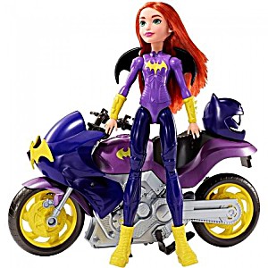 image of DC Super Hero Girls - Poupe Batgirl Et Batmoto