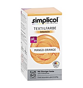 image of Simplicol Intensiv Textilfarbe Mango-orange, 1802