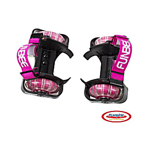 image of Funbee - Fersenroller Flashing Wheels, Pink
