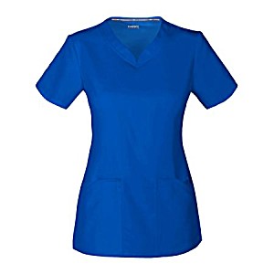 image of Code Happy V-neck Top Scrub Top
