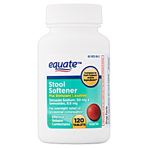 image of Equate Stool Softener 50 mg, Tablets