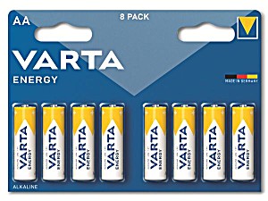 image of Va_lr06vaenergybp8 Varta Energy Alkaliska Batterier Aa 8 St. I Multifrpackning