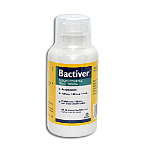 image of Bactiver Susp 200 / 40MG / 5ML O 120ML