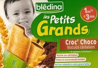 Upc Biscuits Pour Bebe Au Chocolat Croc Choco Les Petits Grands Bledina De 1 An Et Demi A 3 Ans