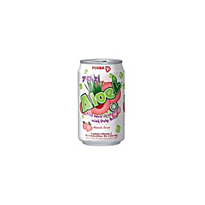 Pokka aloev, pai Aloe Vera Juice drink with pulp bits, Peach (8888196405821)