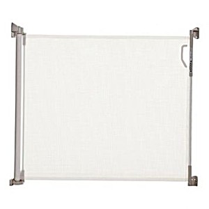 image of Dreambaby G820 Ausziehbare Tr Und Treppenschutzgitter Rollo Bis 140 cm, Weiss