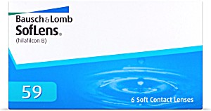image of Bausch & Lomb Soflens 59 Monatslinsen Weich, 6 Stck / BC 8.6 mm / Dia 14.2 / -2,75 Dioptrien